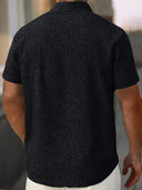 Coolum Men's Short Sleeve Linen Blend Shirt, view 39
