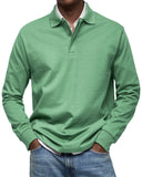 Orson Men's Long Sleeve Casual Polo Shirt, view 6