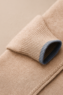 Terenzo Zip Cardigan Beige