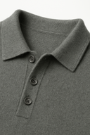 Alessandro Merino Polo Knit Mist Green