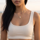 Ilse Gold Clover Necklace, view 8