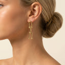 Noa Gold Link Jewellery Set, view 4