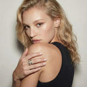 Maelle Two-Tone Stacked Ring, view 2