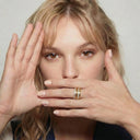 Lumi Gold Stacked Ring, view 3