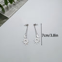 Star Earrings for Women, Stainless Steel, Gold or Silver