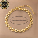Watch Link Bracelet for Women, 304 Stainless Steel, Gold or Silver
