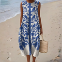 Valery Coastal Sleeveless Summer Dress