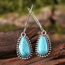 Talia turquoise teardrop earrings for women
