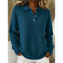 Avianna Collared Button Knit Sweater