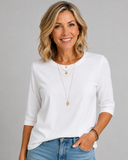 Kalina half sleeve t-shirt for women with relaxed fit, view 3