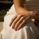 Ginny Open Gold Ring, view 2
