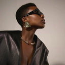Fable Gold Statement Earrings, view 4