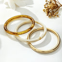 Bangle Set of 3 for Women, Vintage Stacking Bangles, Green or Multicolour