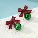 Ivy Bow Bell Earrings