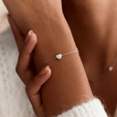 Heart Initial Bracelet, Custom Letters on Heart Charms, 18K Gold Plated Stainless Steel, 1 to 5 Letters