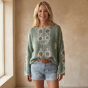 SARADIA VINTAGE BOHEMIAN SWEATER