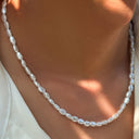 Baroque Pearl Choker Necklace, Faux Pearl Choker for Women