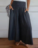 TAMSYN COMFORTABLE PANTS WITH ELASTIC WAISTBAND