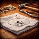 Vienna Silver Paw Bracelet, view 4