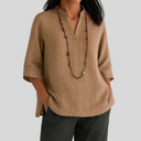 Van Elst Mode® | Linnen blouse met relaxte elegantie