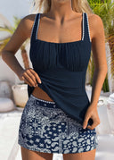 Heloise ruched tankini swim set, view 3