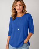 Kalina half sleeve t-shirt for women with relaxed fit, view 4