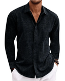 Flinders Men's Linen Blend Casual Shirt, view 3