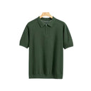 Gideon Men's Zip Neck Polo Shirt, view 3
