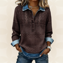 Livia – Top met kraag en knoopsluiting