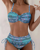 Agatha boho print bikini set, two piece swimwear, view 7