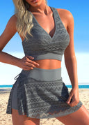 Aditi swim skirt for women, summer swimwear bottom, view 3