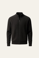Lorenzi Cashmere Cardigan Black