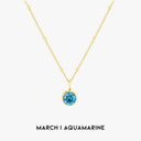 Chiara Birthstone Pendant Necklace, view 47