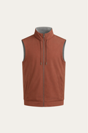Mervens Reversible Vest Terracotta