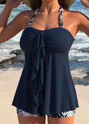 Dawn summer tankini swim top, view 3