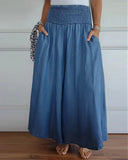 TAMSYN COMFORTABLE PANTS WITH ELASTIC WAISTBAND