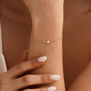 Star Bracelet for Women, 18K Gold Plated with Cubic Zirconia Pendant