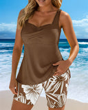 Dominika printed tankini with boxer swim shorts, view 16