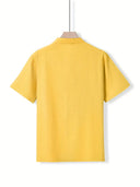 Coolangatta Men's High Collar V-Cut Short Sleeve Shirt, view 30