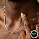 Bryce Men's Paperclip Chain Necklace, view 3