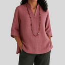 Van Elst Mode® | Linnen blouse met relaxte elegantie