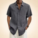 Portsea Men's Breathable Linen Shirt, view 3