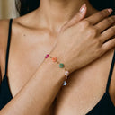 Gracie Gold Flower Bracelet, view 4
