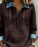 Rowan Half-Button Collared Sweatshirt