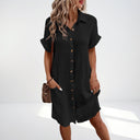 Matilda the effortless linen look shirt dress