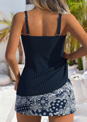 Heloise ruched tankini swim set, view 4
