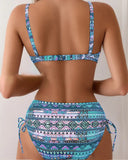 Agatha boho print bikini set, two piece swimwear, view 8