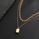 Ronan Men's Layered Pendant Necklace Set, view 3