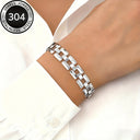 Watch Link Bracelet for Women, 304 Stainless Steel, Gold or Silver