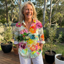 Elara Watercolor Dreams Blouse